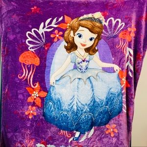 New Disney Princess warm blanket Large